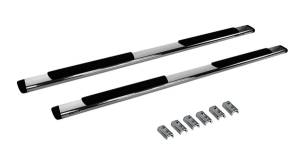 Big Country Truck Accessories - Big Country Truck Accessories - 395224806 - 5in WIDESIDER Platinum Side Bars Kit: 80in Long Polished Stainless Steel +Brackets - Image 2