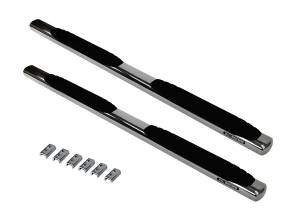 Big Country Truck Accessories - Big Country Truck Accessories - 394224876 - 4in WIDESIDER Platinum Side Bars Kit - 87in Long Stainless + Mounting Brackets - Image 2