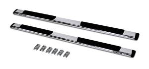 Big Country Truck Accessories - Big Country Truck Accessories - 395201876 - 5in WIDESIDER Platinum Side Bars Kit: 87in Long Polished Stainless Steel +Brackets - Image 2