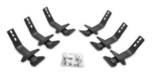 Big Country Truck Accessories - Big Country Truck Accessories - 395269801 - 5in WIDESIDER XL Side Bars Kit - 80in Long Black + Mounting Brackets - Image 2