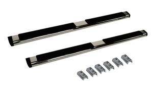Big Country Truck Accessories - Big Country Truck Accessories - 396224876 - 6in WIDESIDER Platinum Stainless Steel Side Bars Kit - 87in Long + Brackets - Image 2