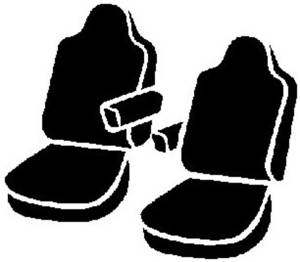 Fia - Fia Wrangler Solid Seat Cover TRS47-11 BLACK - Image 1