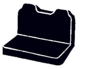 Fia - Fia Wrangler Solid Seat Cover TRS47-7 GRAY - Image 1