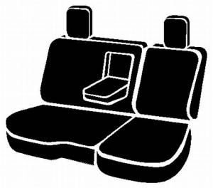 Fia - Fia Wrangler Solid Seat Cover TRS42-87 BLACK - Image 1