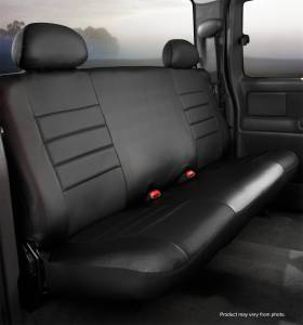 Fia - Fia LeatherLite Custom Seat Cover SL62-43 BLK/BLK - Image 2