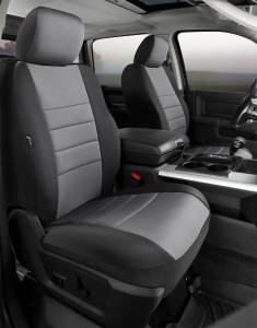 Fia - Fia Neo Neoprene Custom Fit Truck Seat Covers NP98-22 GRAY - Image 2