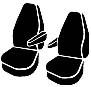 Fia - Fia Wrangler Custom Seat Cover TR48-34 BLACK - Image 1
