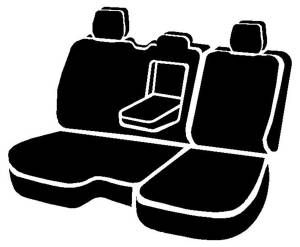 Fia - Fia LeatherLite Custom Seat Cover SL62-55 BLK/BLK - Image 1
