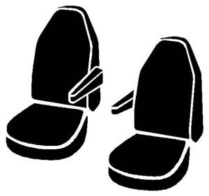 Fia - Fia LeatherLite Custom Seat Cover SL67-23 GRAY - Image 1