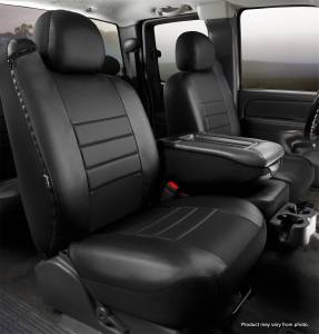 Fia - Fia LeatherLite Custom Seat Cover SL68-36 BLK/BLK - Image 2