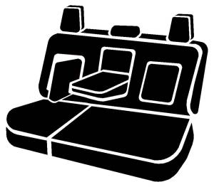 Fia - Fia Wrangler Custom Seat Cover TR42-66 BLACK - Image 1