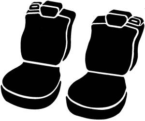 Fia - Fia Neo Neoprene Custom Fit Truck Seat Covers NP97-9 GRAY - Image 1