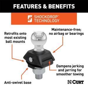 CURT - CURT Trailer Hitch Ball 40247 - Image 3