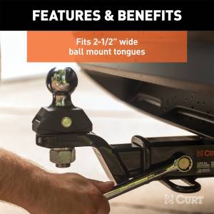 CURT - CURT Trailer Hitch Ball 40247 - Image 7