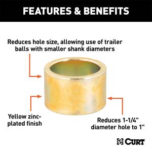 CURT - CURT Adapter Bushing 21200 - Image 2