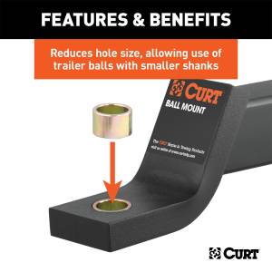 CURT - CURT Adapter Bushing 21200 - Image 3