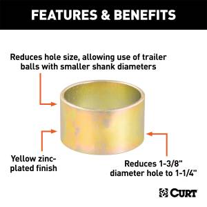 CURT - CURT Adapter Bushing 21300 - Image 2