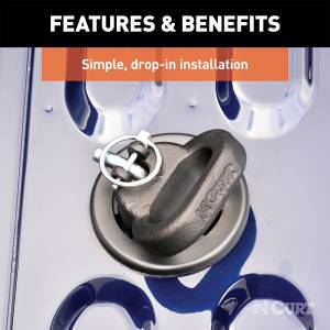 CURT - CURT Safety Chain Anchors 60617 - Image 3