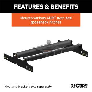 CURT - CURT Gooseneck Hitch Folding Ball Install Kit 61509 - Image 3
