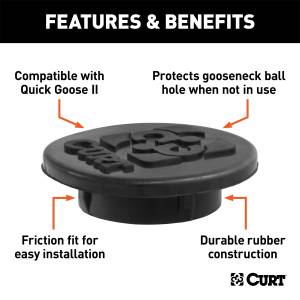 CURT - CURT Quick Goose Rubber Cap 66145 - Image 3