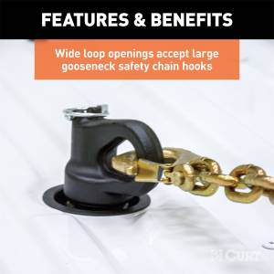 CURT - CURT Safety Chain Anchors 60608 - Image 4