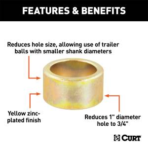 CURT - CURT Adapter Bushing 21100 - Image 2