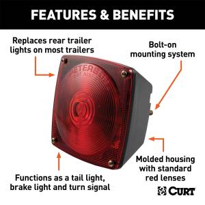 CURT - CURT Combination Light 53441 - Image 2
