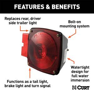 CURT - CURT Submersible Combination Light 53453 - Image 2