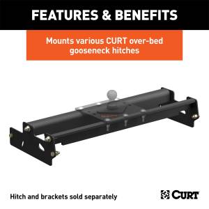 CURT - CURT Gooseneck Hitch Folding Ball Install Kit 61506 - Image 3