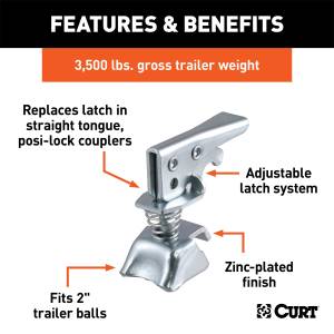 CURT - CURT Coupler Repair Kit 25194 - Image 2