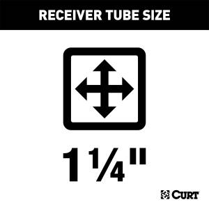 CURT - CURT Class I 1.25 in. Receiver Hitch 11575 - Image 5