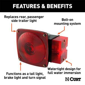 CURT - CURT Submersible Combination Light 53452 - Image 2