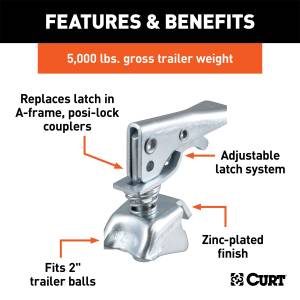 CURT - CURT Coupler Repair Kit 25294 - Image 2