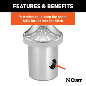 CURT - CURT Trailer Hitch Ball 60601 - Image 5