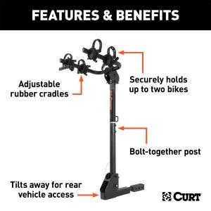 CURT - CURT Bike Rack 18029 - Image 2