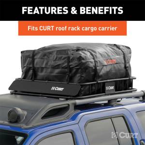 CURT - CURT Waterproof Rooftop Carrier Cargo Bag 18220 - Image 4