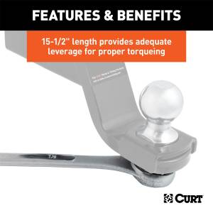 CURT - CURT Hitch Ball Nut Wrench 20001 - Image 3