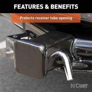 CURT - CURT Hitch Receiver Tube Cover 22750 - Image 3