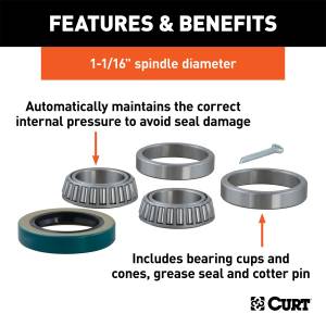CURT - CURT Wheel Bearing Kit 23211 - Image 2