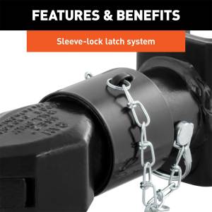 CURT - CURT Adjustable Sleeve-Lock Channel Coupler 25319 - Image 4