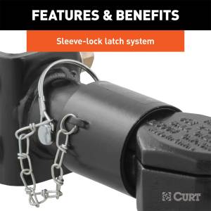 CURT - CURT Adjustable Sleeve-Lock Channel Coupler 25329 - Image 4