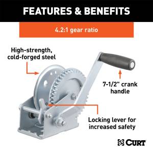 CURT - CURT Hand Winch 29424 - Image 2