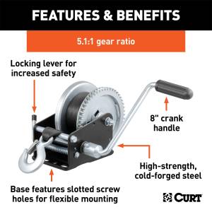 CURT - CURT Hand Winch 29438 - Image 2
