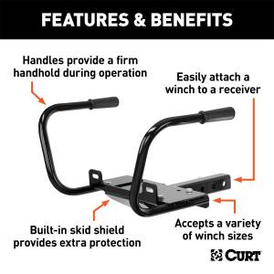 CURT - CURT Winch Mount Plate 31009 - Image 2