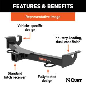CURT - CURT Class III Mount Receiver Hitch 31048 - Image 2
