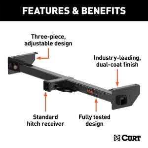 CURT - CURT Class III Adjustable RV Hitch 13702 - Image 2