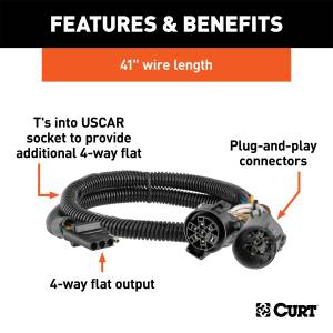 CURT - CURT Custom Wiring Connector 55384 - Image 3