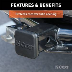 CURT - CURT Hitch Receiver Tube Cover 22272 - Image 3
