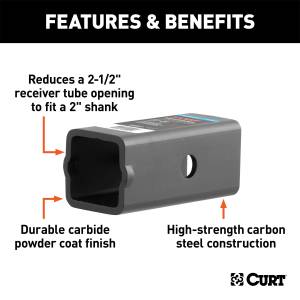 CURT - CURT Adapter Sleeve 45405 - Image 2