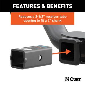 CURT - CURT Adapter Sleeve 45405 - Image 3